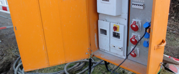 Baustrom bei SH Elektro GmbH in Lauf a.d. Pegnitz
